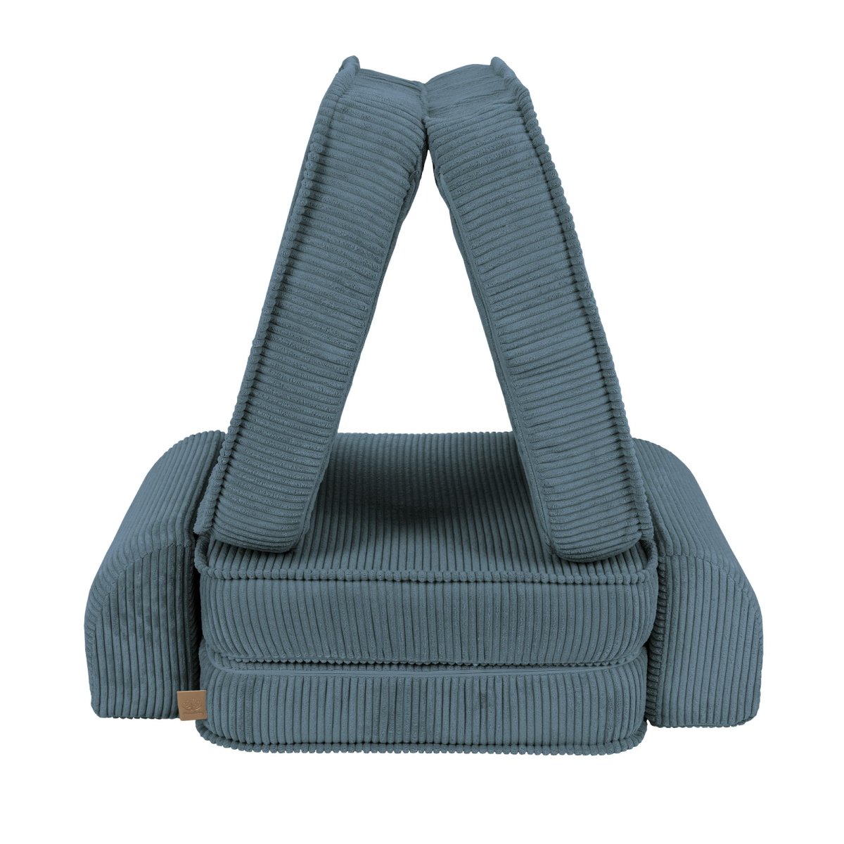 Modular Kids Play Sofa, Small - Velvet Corduroy (Turquoise) - Tiny Tugz™