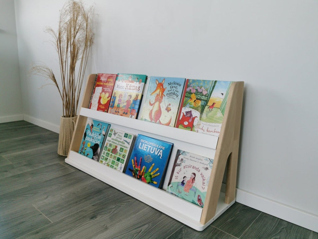 Modular Montessori Bookshelf - 2 Shelves - Tiny Tugz™
