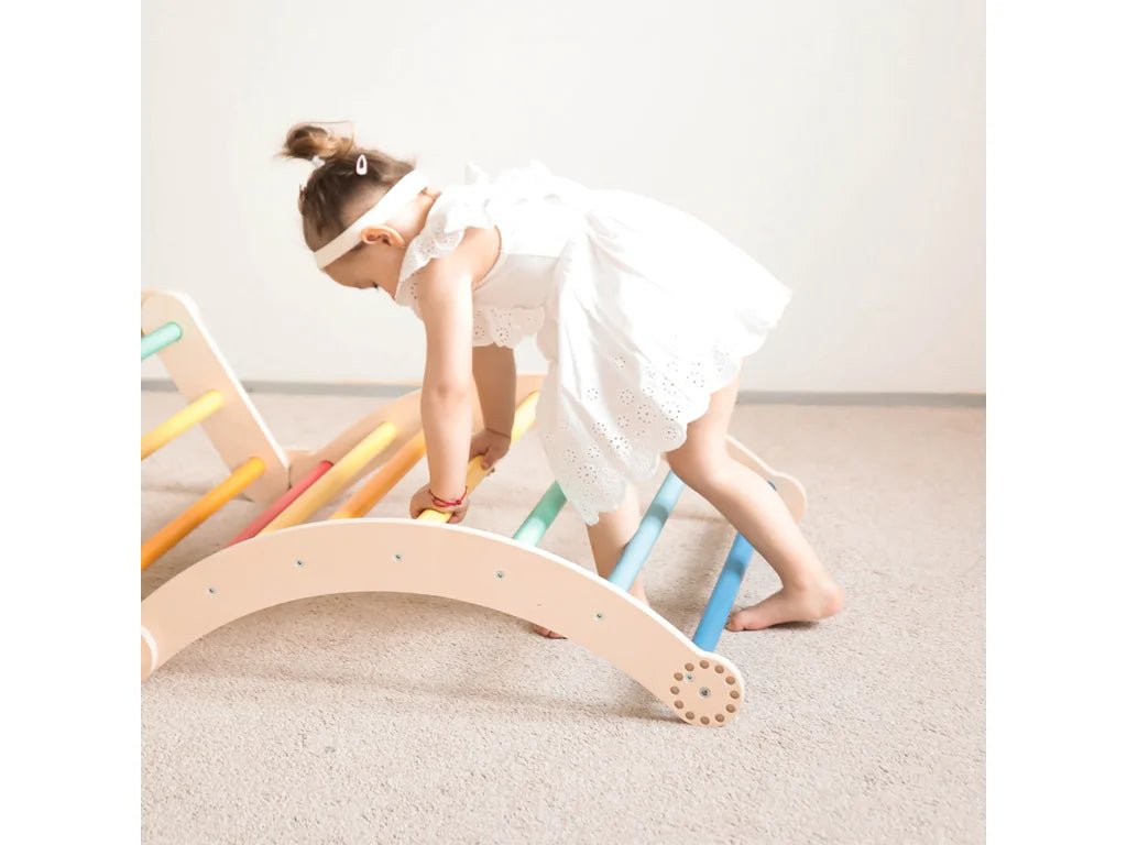 Modular Wooden Climbing Frame – Set L, 10+ Layouts - Tiny Tugz™