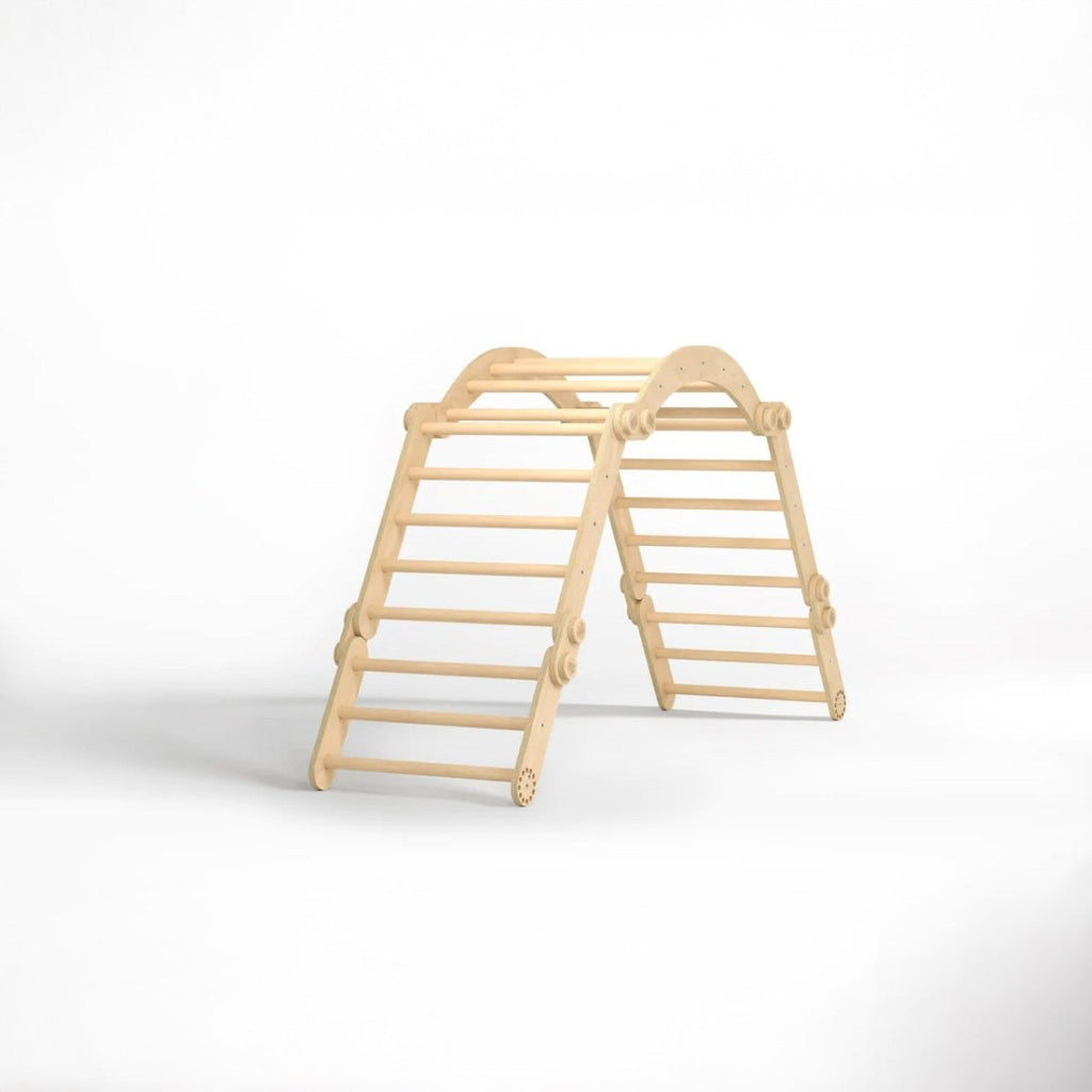 Modular Wooden Climbing Frame – Set L, 10+ Layouts - Tiny Tugz™