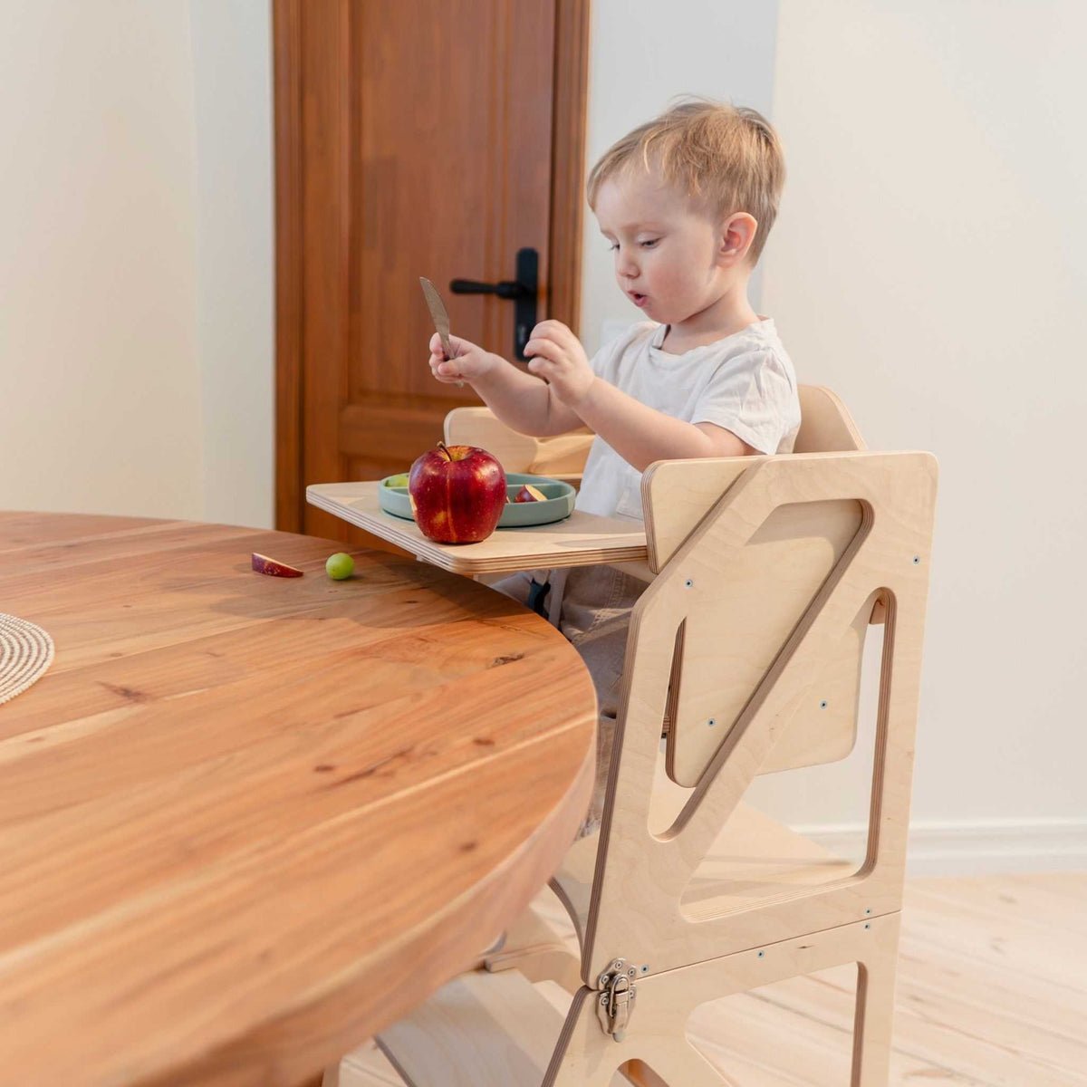 Modustep™ 4-in-1 Montessori Kitchen Tower & High Chair Combo (6M–6Y) - Tiny Tugz™