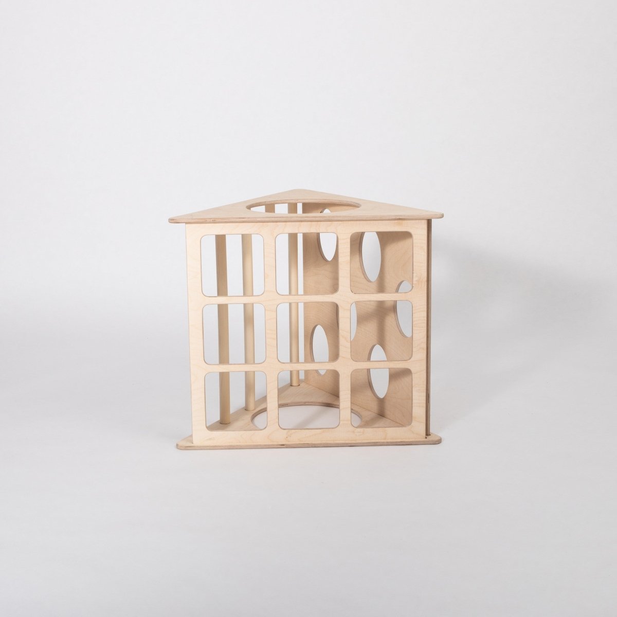 Montessori Climbing Triangle with Cutout Panels (Ramp Included) - Tiny Tugz™