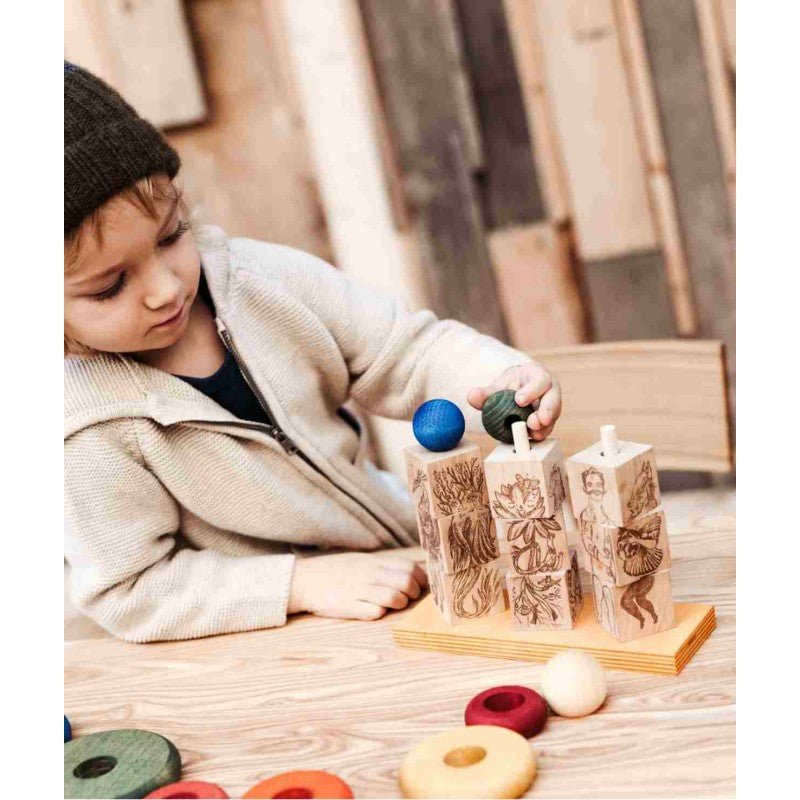 Montessori Dreamland Spinner Puzzle (Colourful) - Tiny Tugz™
