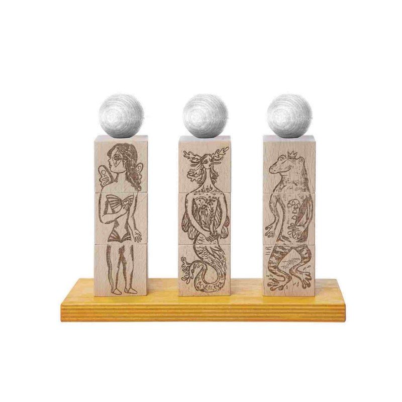 Montessori Dreamland Spinner Puzzle (Natural) - Tiny Tugz™