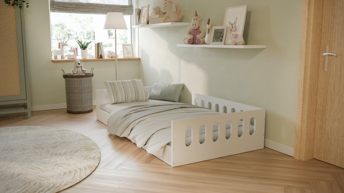 Montessori Floor Bed Timon - Removable Fall Protection - Tiny Tugz™