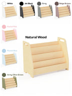 Montessori Wooden Front Facing Book Display For Kids
