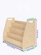Montessori Wooden Front Facing Book Display For Kids