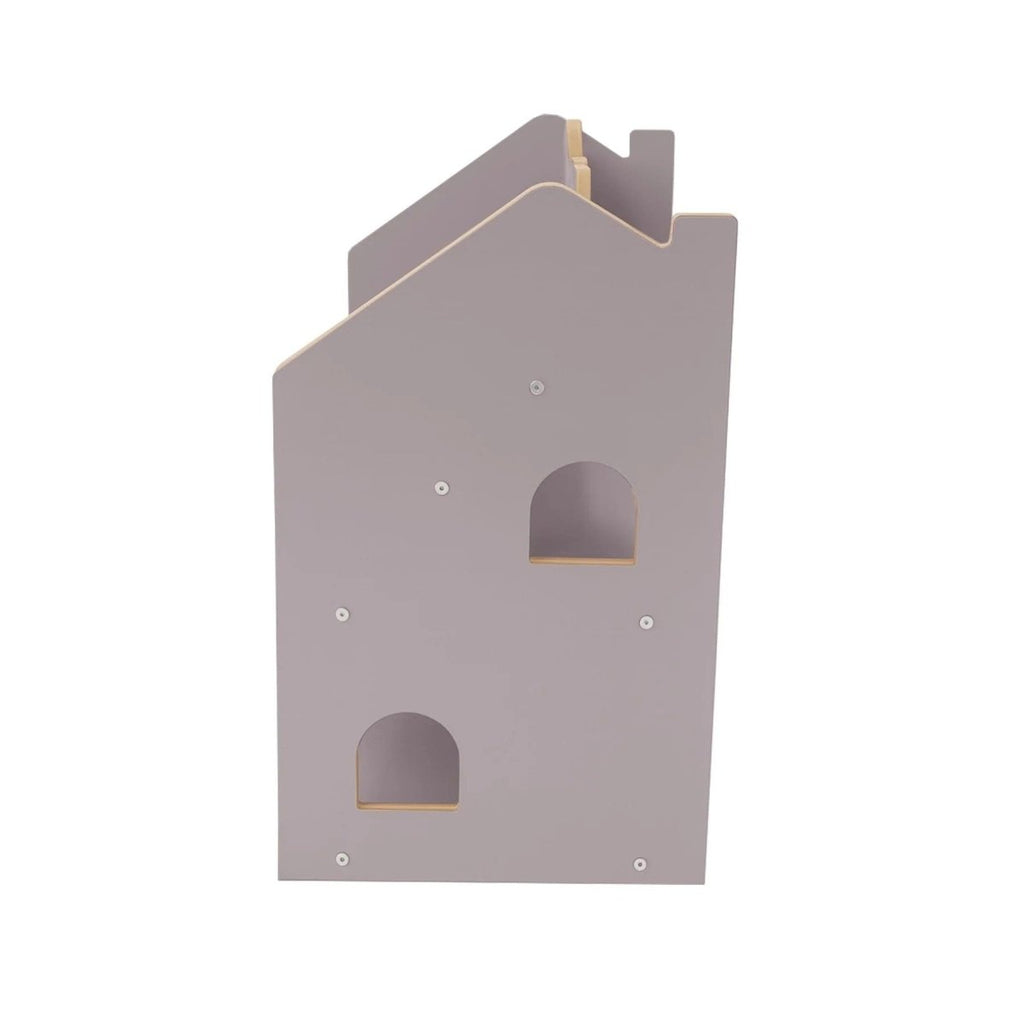 Montessori House Bookcase for Kids - MDF, 67 x 43 x 72 cm (Grey) - Tiny Tugz™