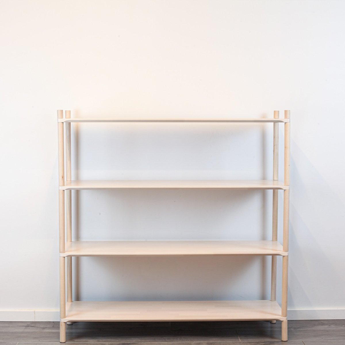 Montessori-Inspired Wooden Shelving Unit Large, 4 Shelves - Tiny Tugz™