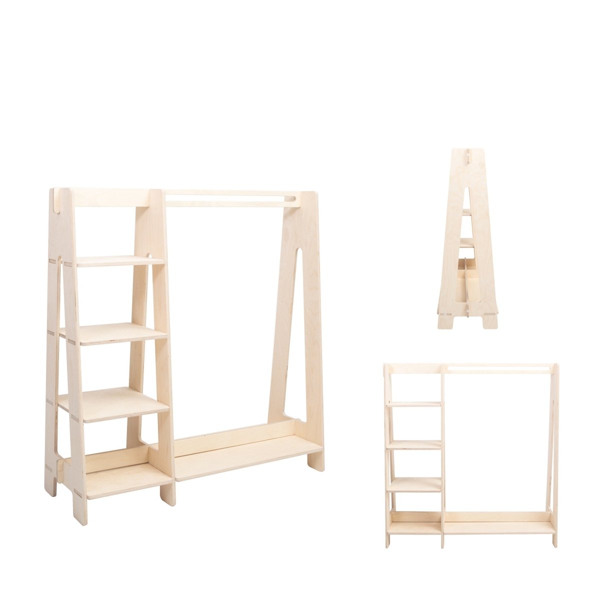 Montessori Kids Clothing Rack - Tiny Tugz™