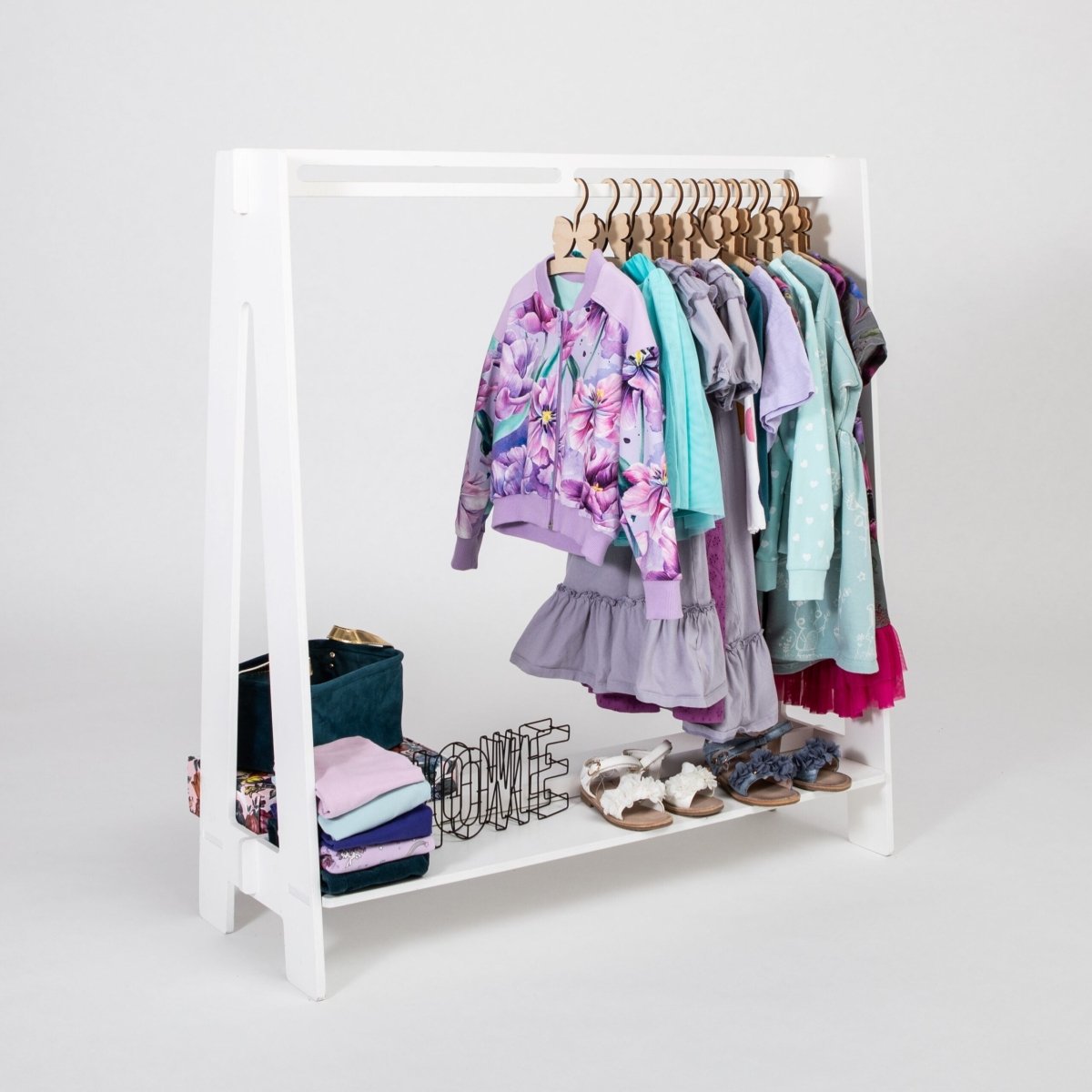 Montessori Kids Dress-Up & Clothing Rack - Tiny Tugz™