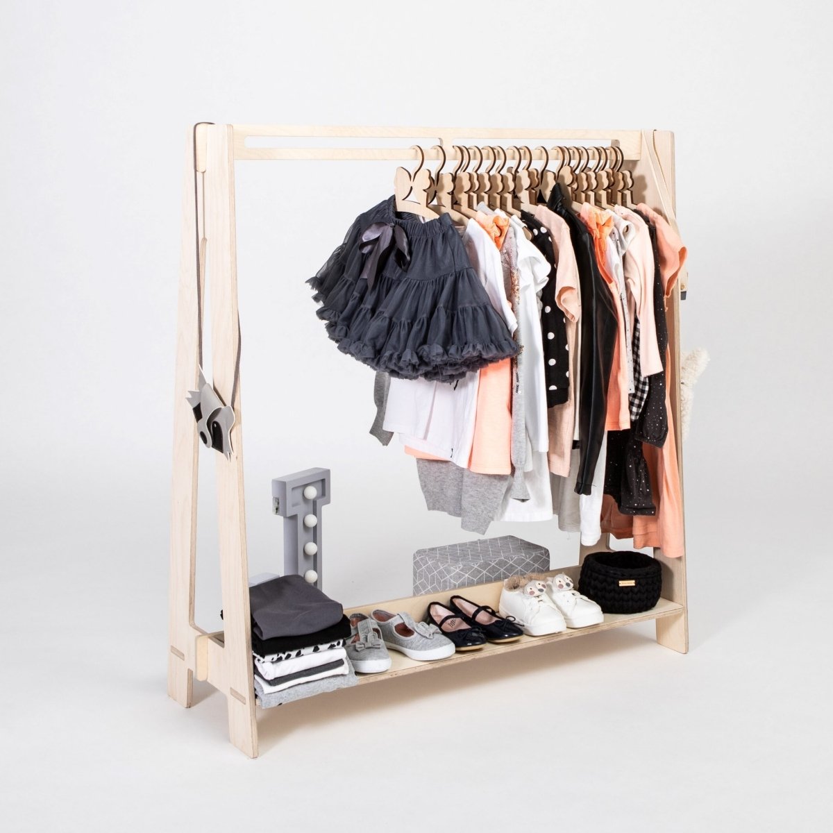 Montessori Kids Dress-Up & Clothing Rack - Tiny Tugz™