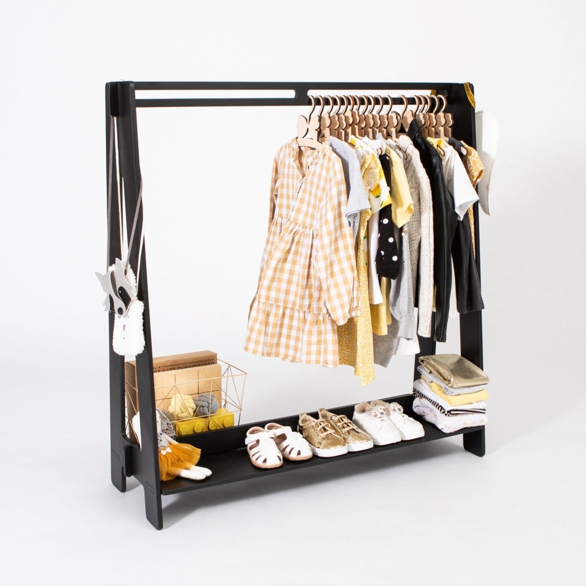 Montessori Kids Dress-Up & Clothing Rack - Tiny Tugz™