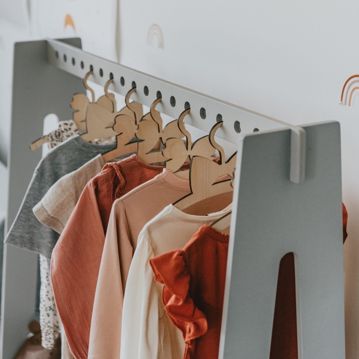 Montessori Kids Dress-Up & Display Rack (Studio Edition) - Tiny Tugz™