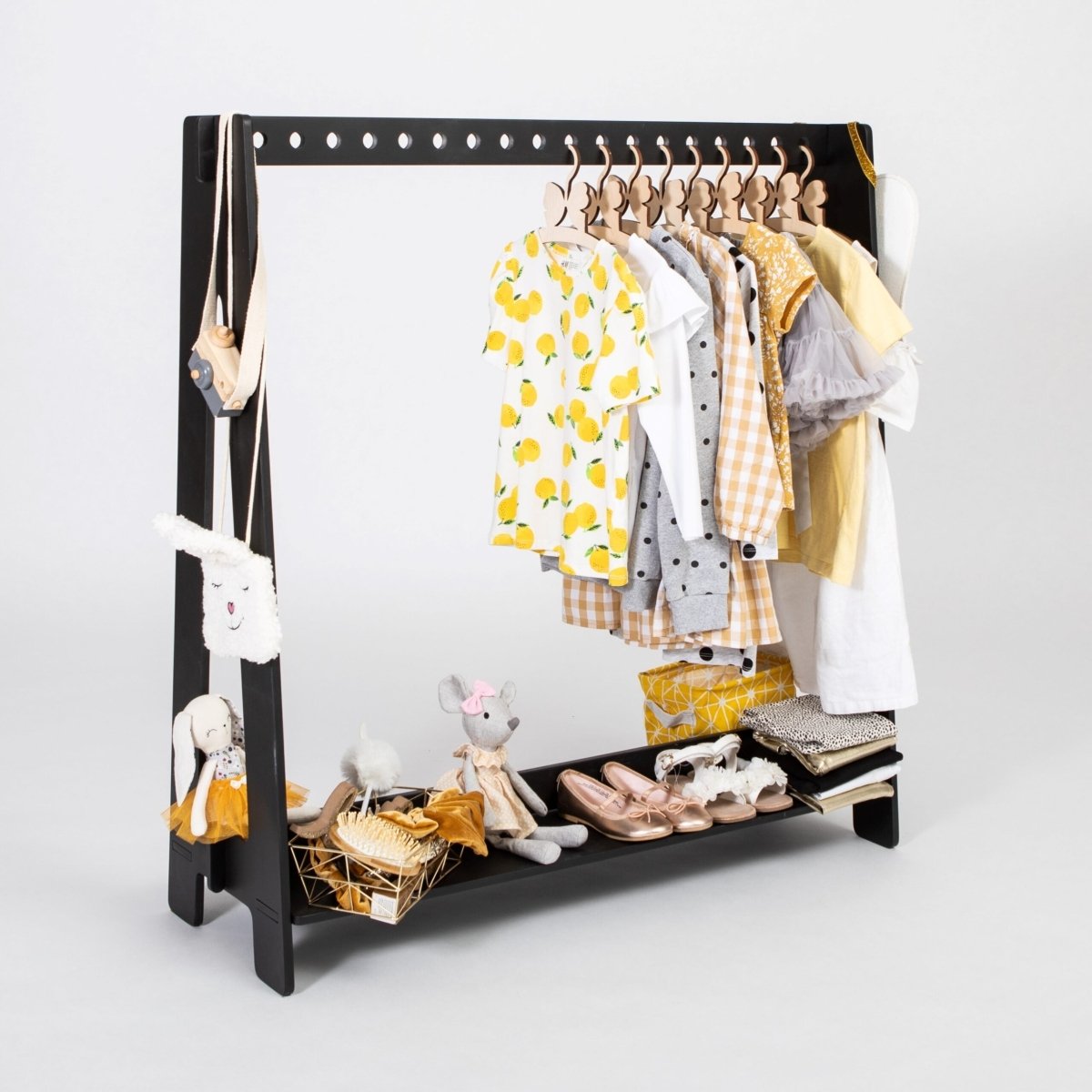 Montessori Kids Dress-Up & Display Rack (Studio Edition) - Tiny Tugz™