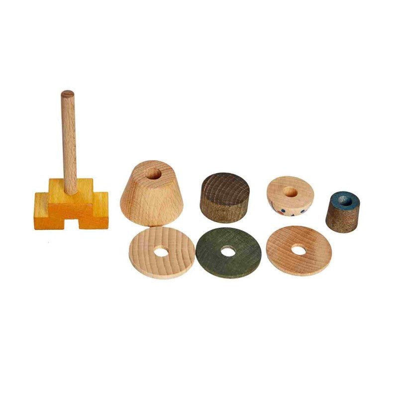Montessori LALA Stick Figure Puzzle (Green) - Tiny Tugz™