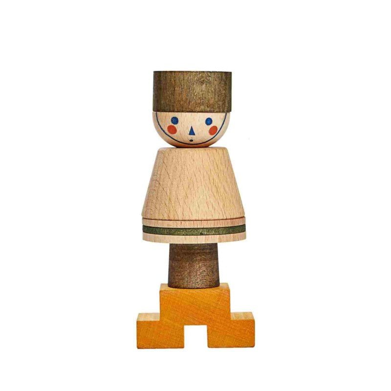 Montessori LALA Stick Figure Puzzle (Green) - Tiny Tugz™