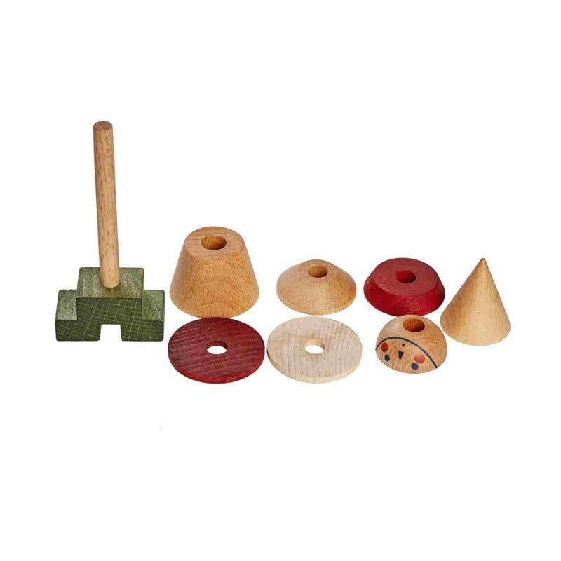 Montessori LALA Stick Figure Puzzle (Red) - Tiny Tugz™