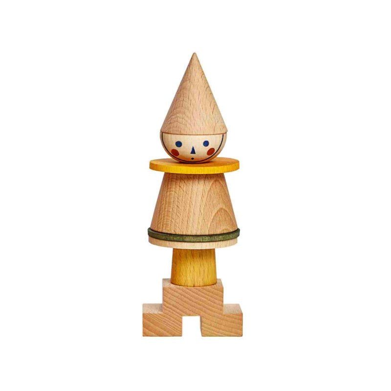 Montessori LALA Stick Figure Puzzle (Yellow) - Tiny Tugz™