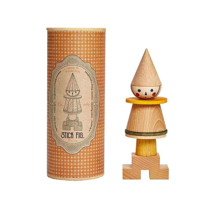 Montessori LALA Stick Figure Puzzle (Yellow) - Tiny Tugz™