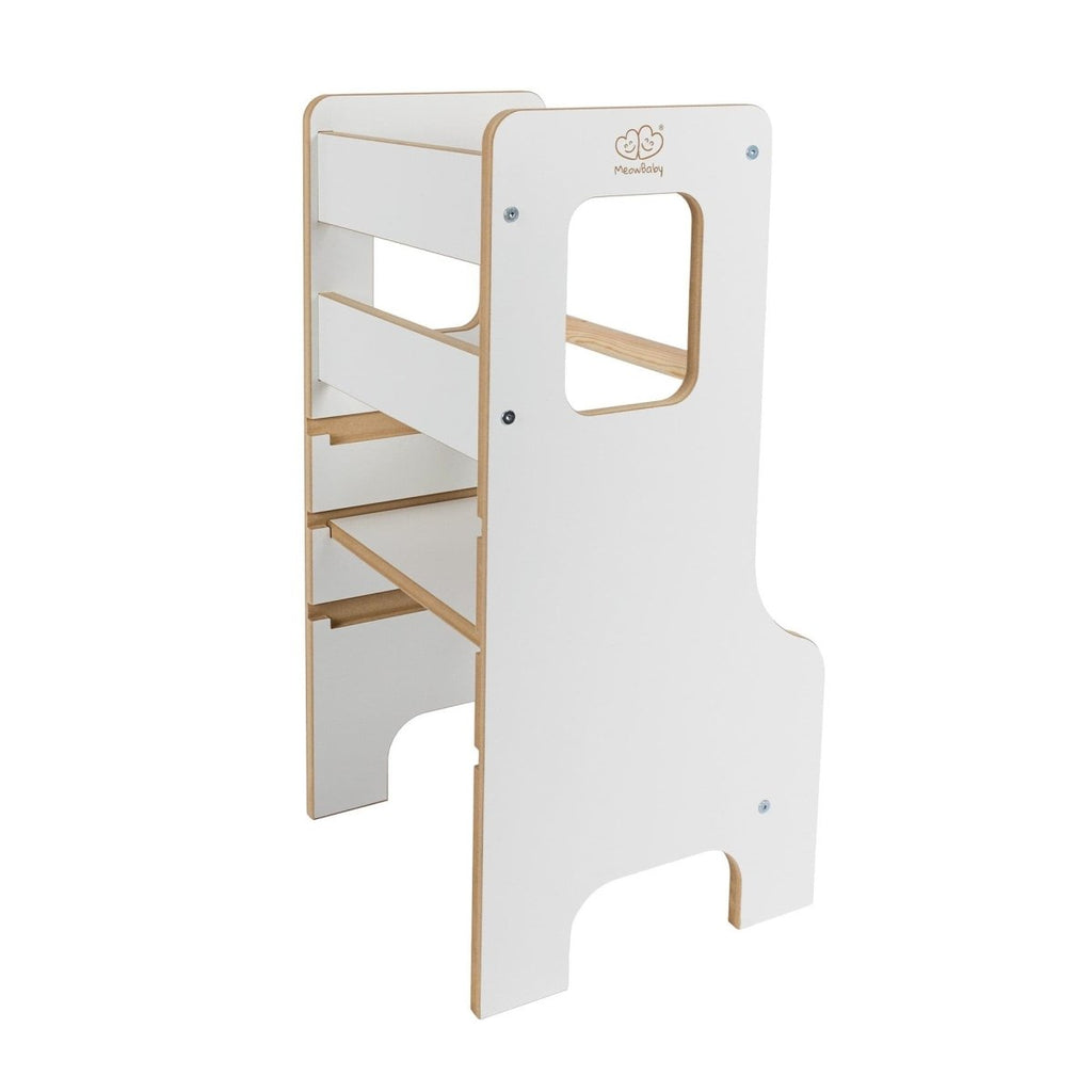 Montessori Learning Tower - MDF, Adjustable Platform - Tiny Tugz™