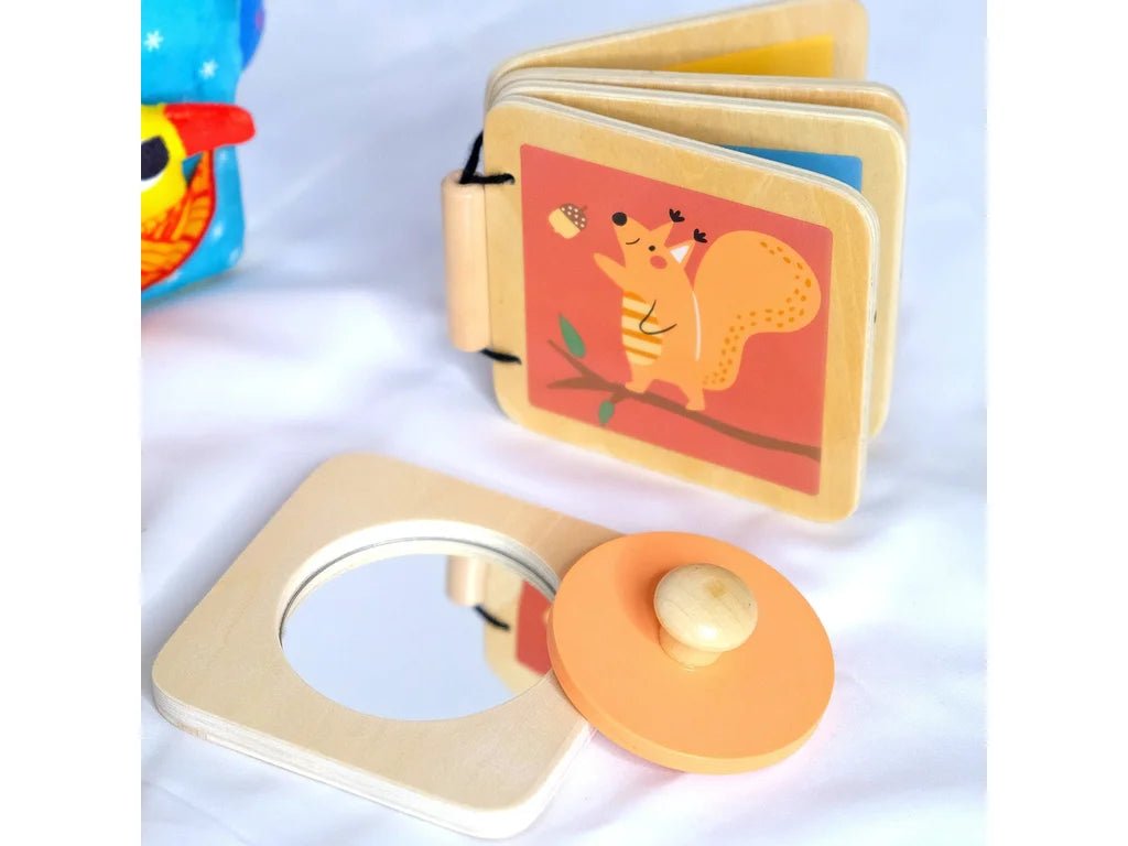 Montessori Play Box – 6–12 Months, 7-Toy Rolling & Reaching Set - Tiny Tugz™