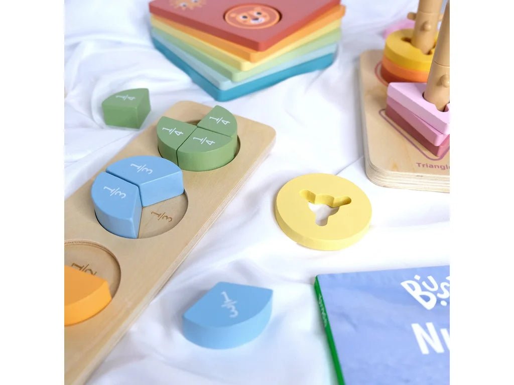 Montessori Shapes & Numbers Play Box – 24–36 Months, 69 Pieces - Tiny Tugz™