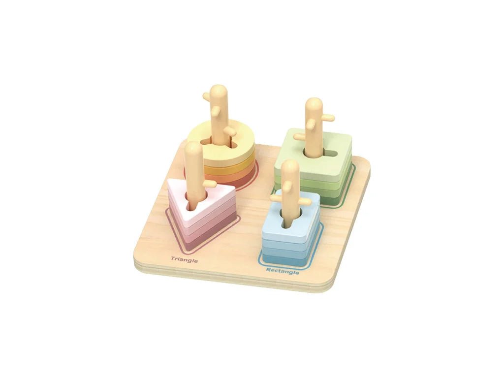 Montessori Shapes & Numbers Play Box – 24–36 Months, 69 Pieces - Tiny Tugz™