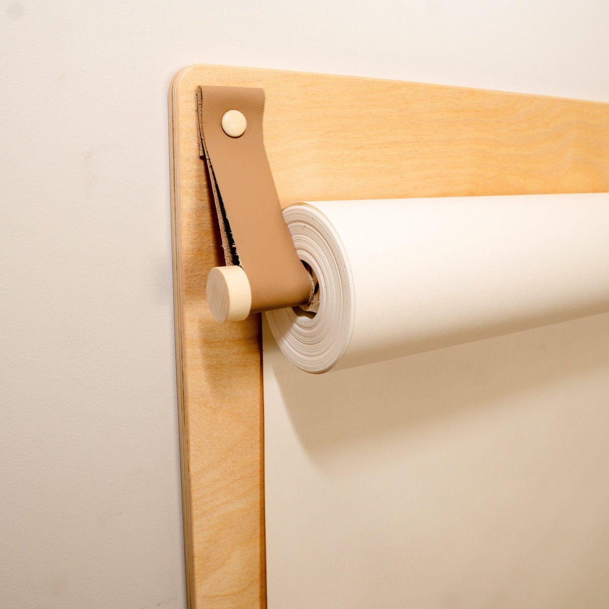 Montessori Wall-Mounted Drawing Board & Paper Roll Station for Kids - Tiny Tugz™