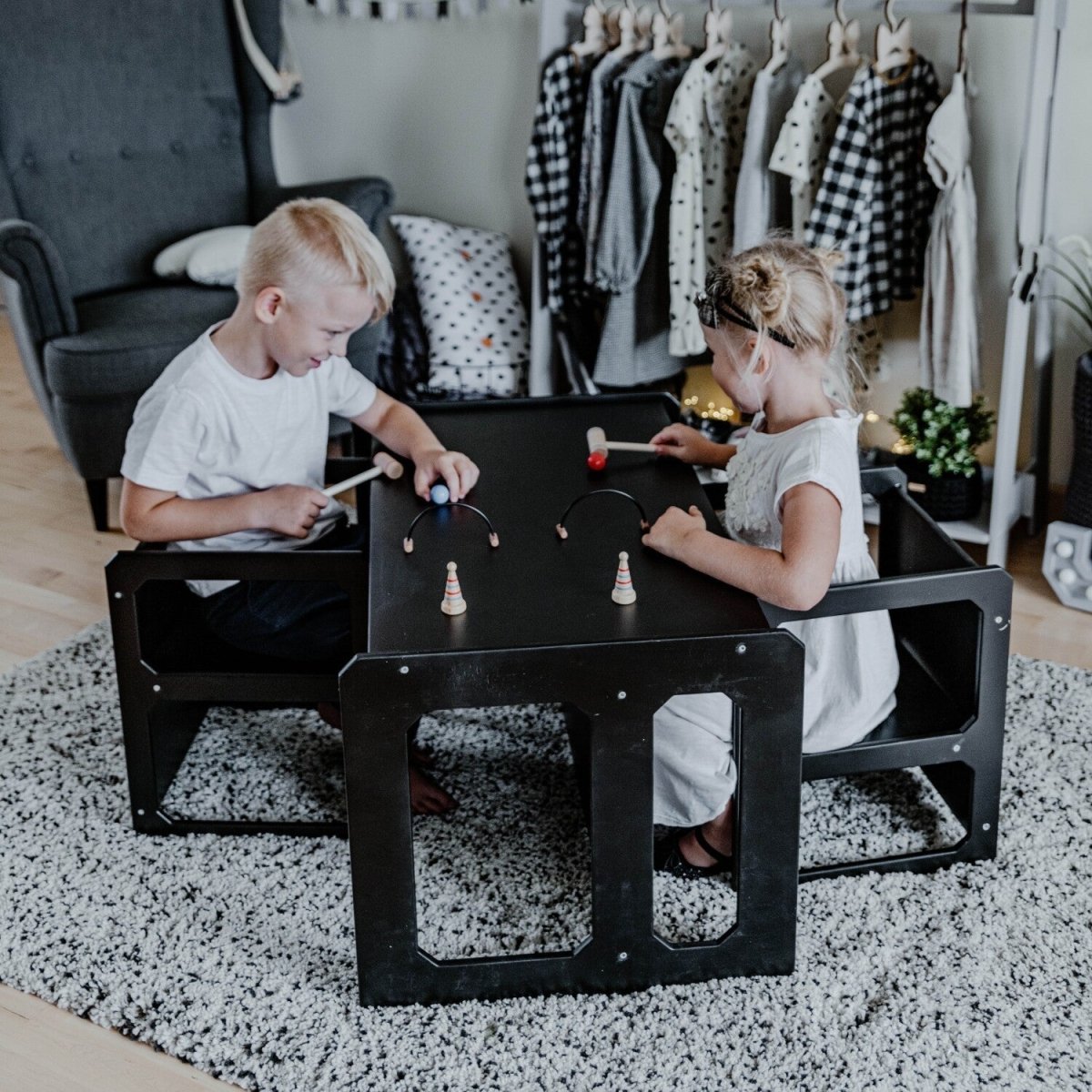 Montessori Weaning Table & Two Chair Set - Tiny Tugz™