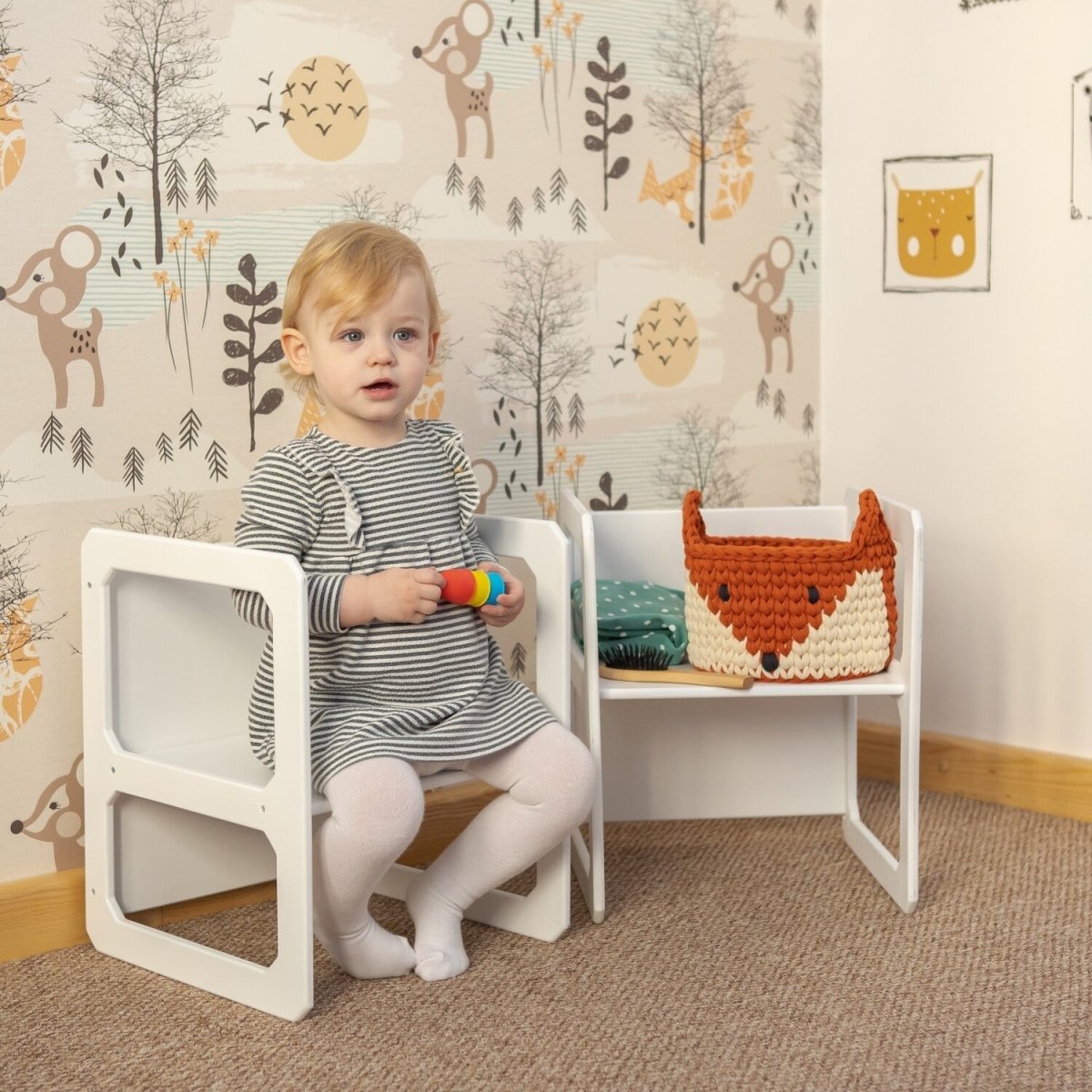 Montessori Weaning Table & Two Chair Set - Tiny Tugz™