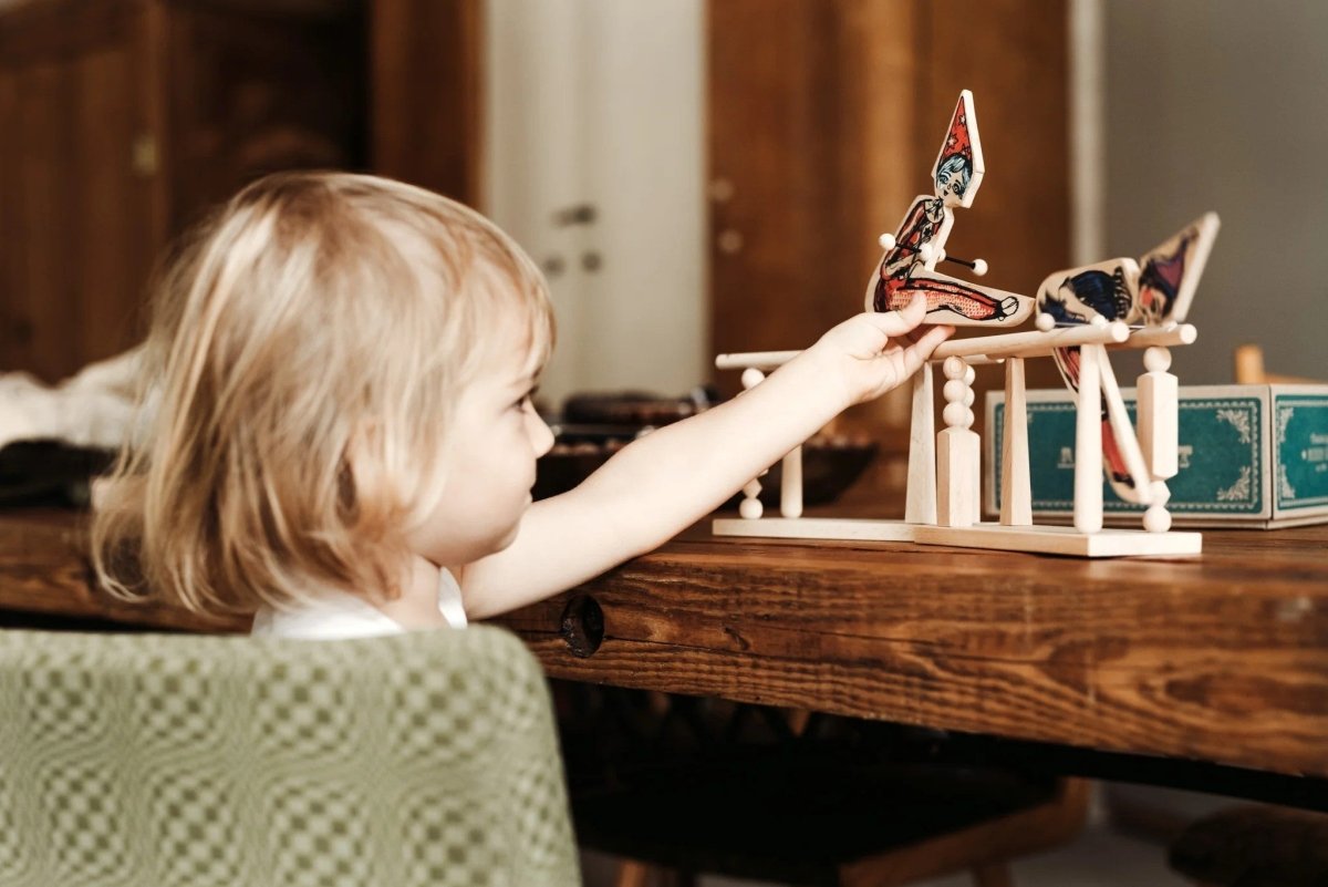 Montessori Wooden Acrobat Toy (Girl) - Tiny Tugz™