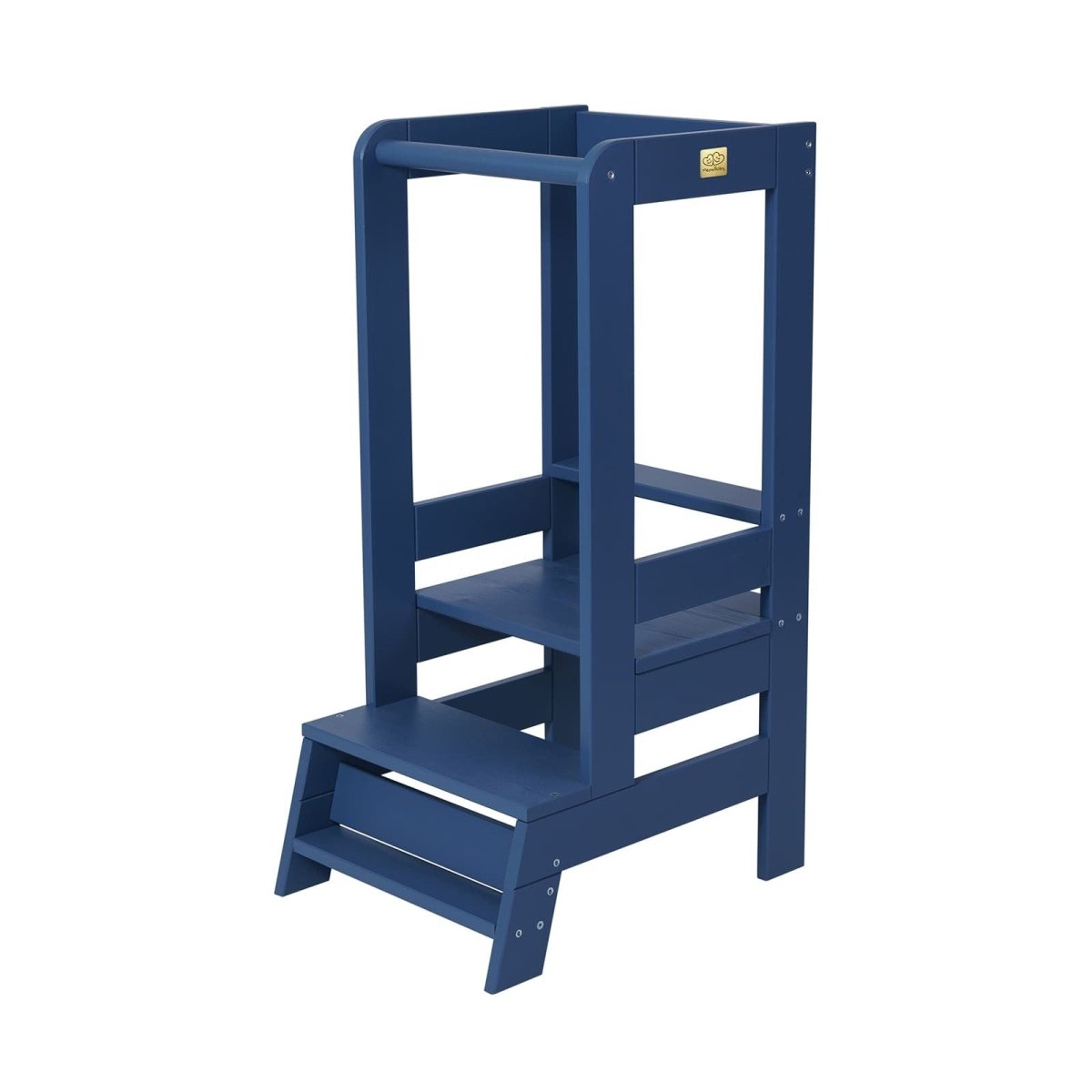 Montessori Wooden Adjustable Learning Tower for Kids (Blue) - Tiny Tugz™