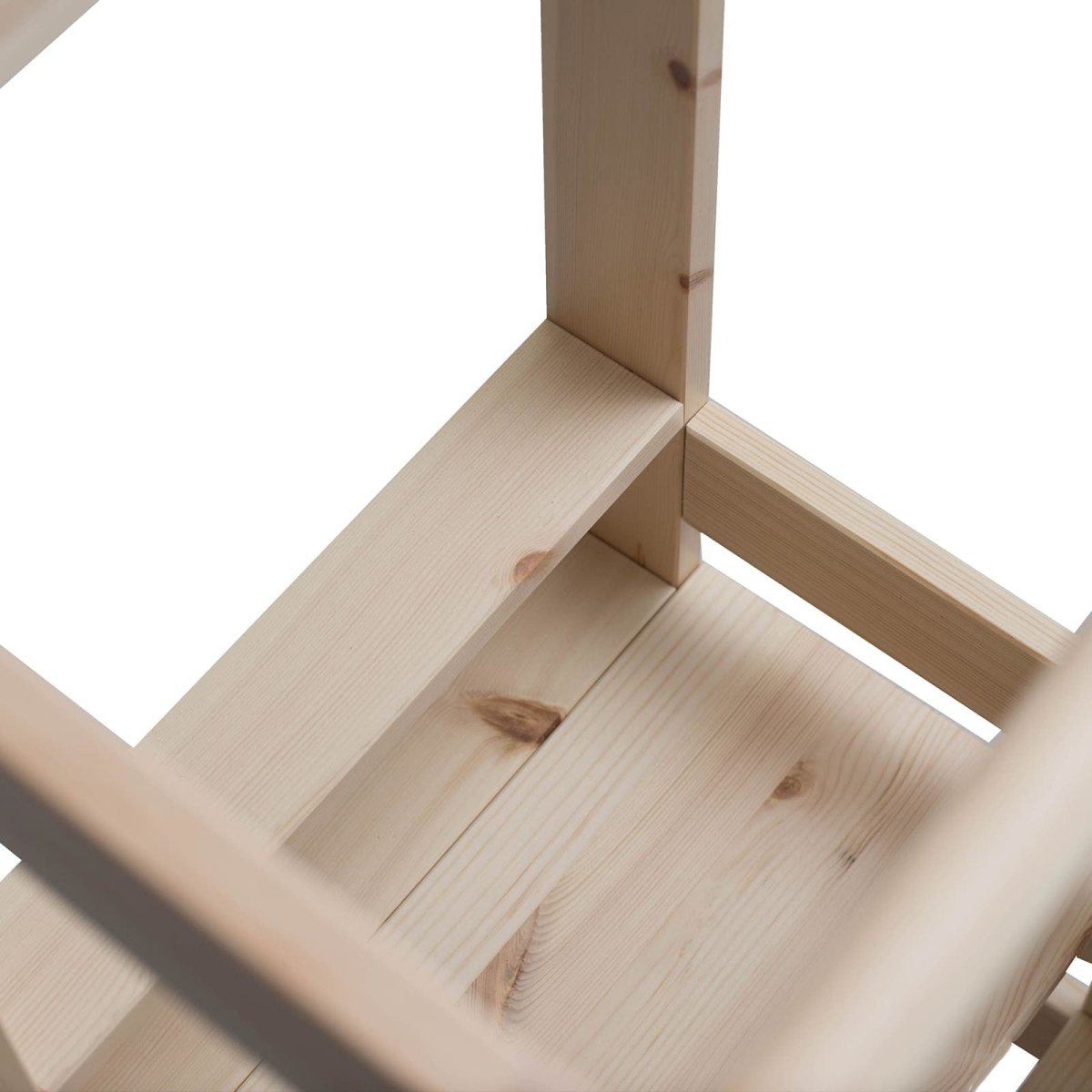 Montessori Wooden Adjustable Learning Tower for Kids (Natural Wood) - Tiny Tugz™