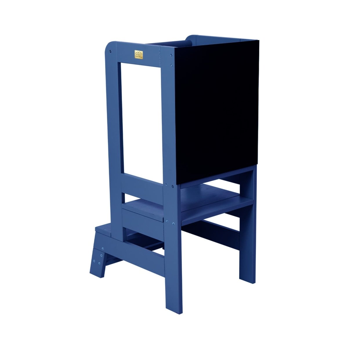 Montessori Wooden Adjustable Learning Tower with Drawing Board (Blue) - Tiny Tugz™
