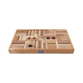 Montessori Wooden Blocks (54-Piece Natural Colours) - Tiny Tugz™
