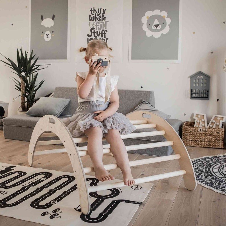 Montessori Wooden Climbing Arch (Ramp Excluded) - Tiny Tugz™