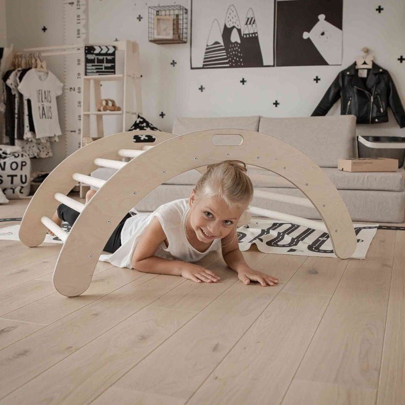 Montessori Wooden Climbing Arch (Ramp Excluded) - Tiny Tugz™