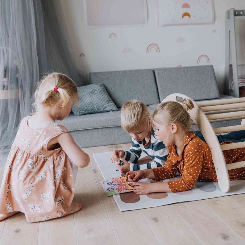 Montessori Wooden Climbing Arch (Ramp Included) - Tiny Tugz™