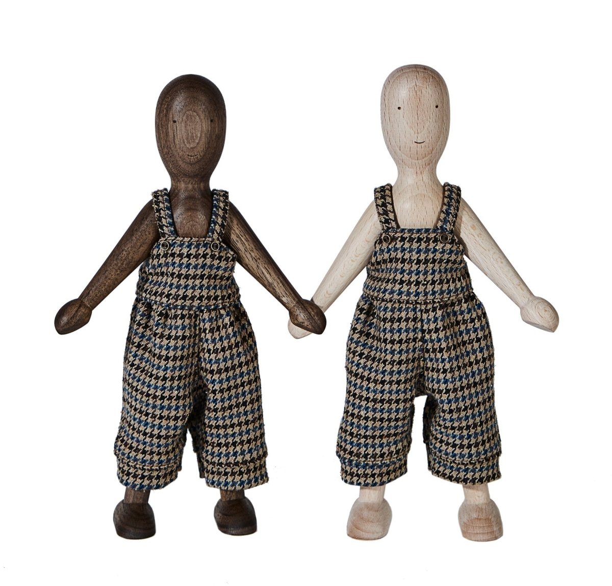 Montessori Wooden Doll with Pants (Light Beech Wood) - Tiny Tugz™