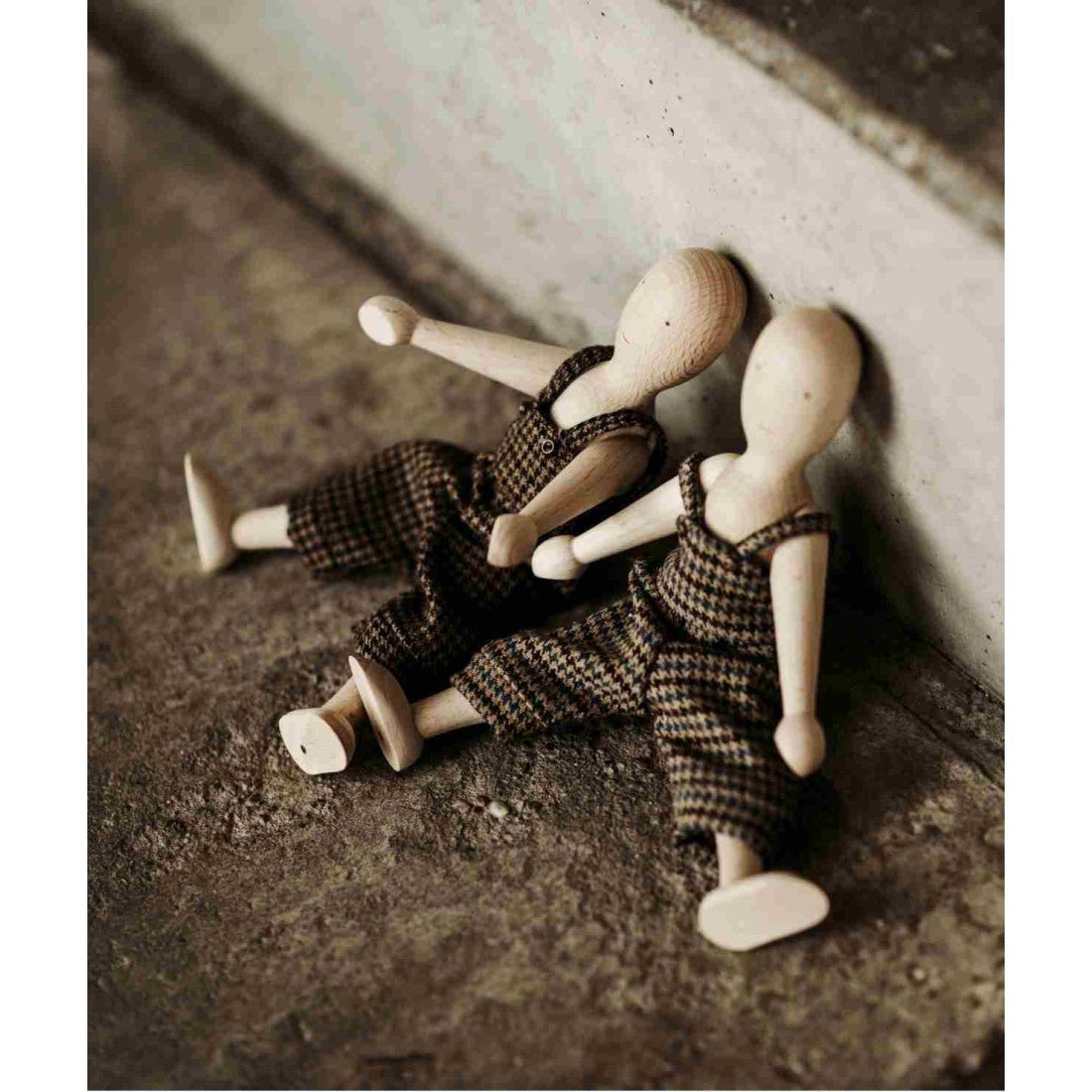 Montessori Wooden Doll with Pants (Light Beech Wood) - Tiny Tugz™