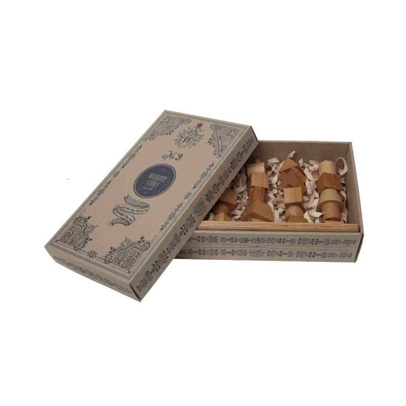 Montessori Wooden Fence Jigsaw Puzzle (Natural) - Tiny Tugz™