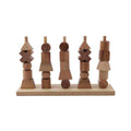 Montessori Wooden Fence Jigsaw Puzzle (Natural) - Tiny Tugz™