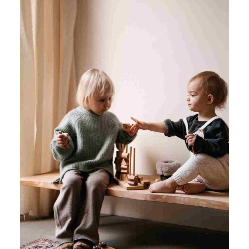 Montessori Wooden Fence Jigsaw Puzzle (Natural) - Tiny Tugz™