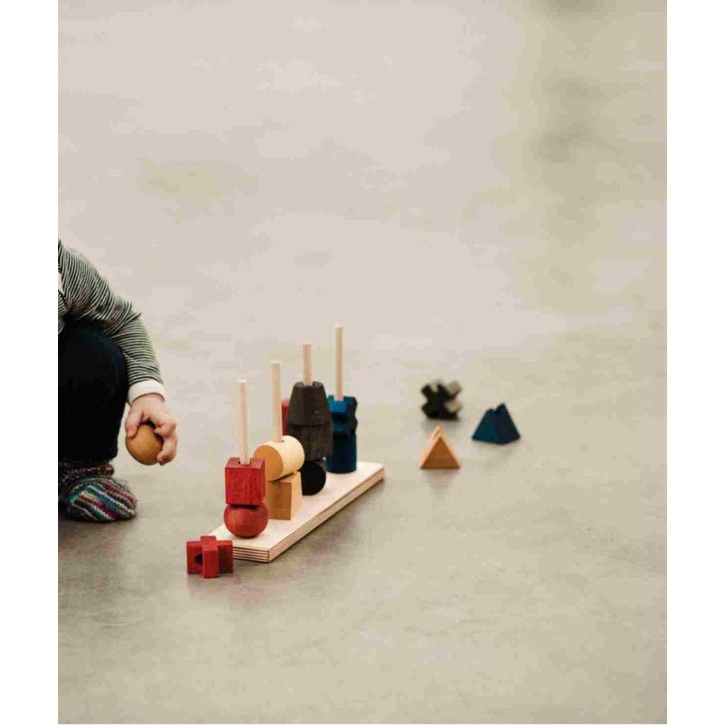 Montessori Wooden Fence Jigsaw Puzzle XL (Colourful) - Tiny Tugz™