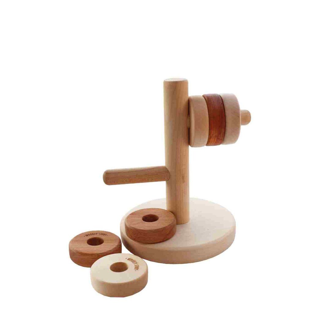 Montessori Wooden Horizontal Tower Puzzle - Tiny Tugz™