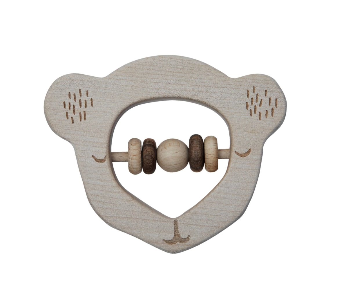 Montessori Wooden Koala Rattle - Tiny Tugz™