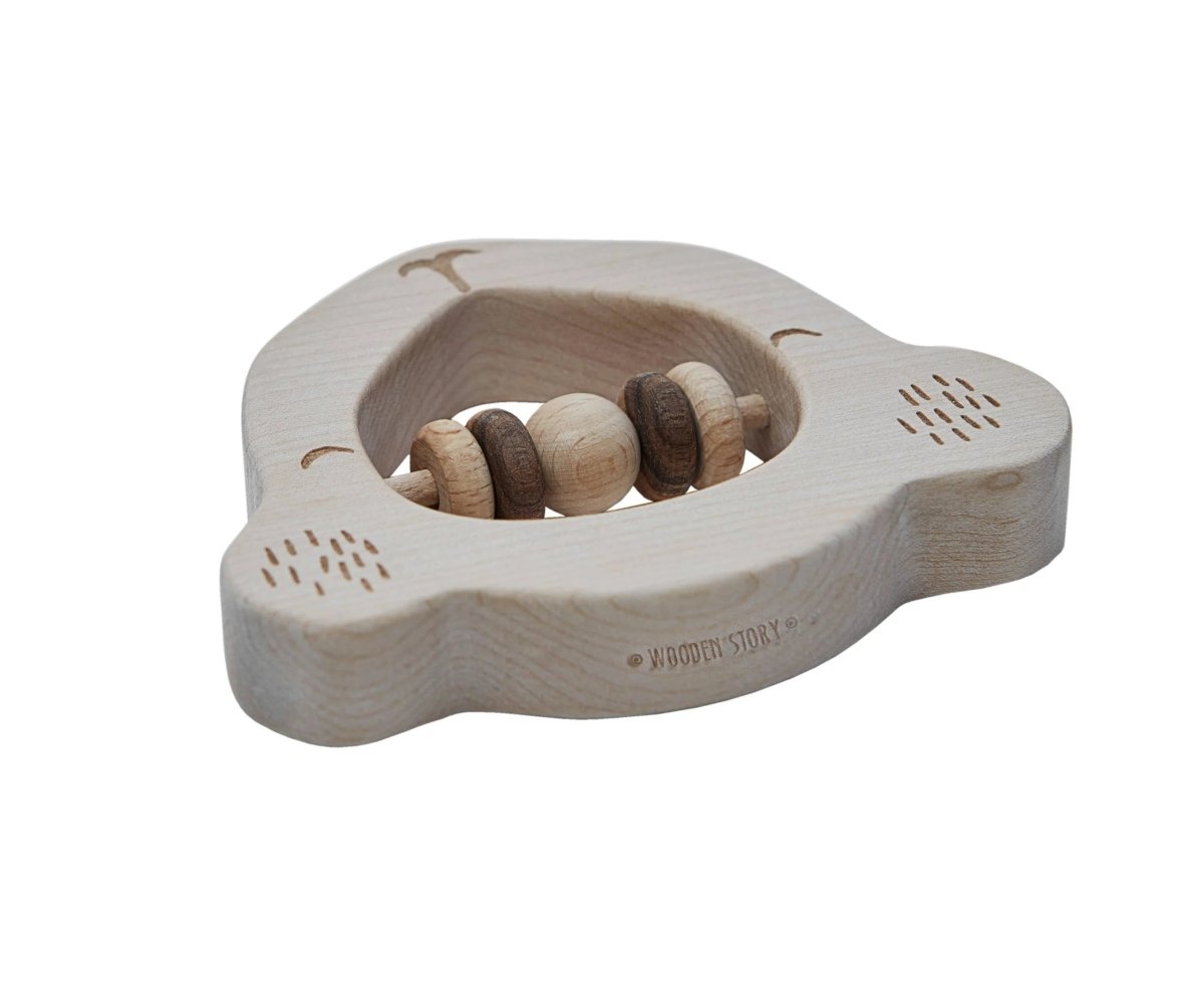 Montessori Wooden Koala Rattle - Tiny Tugz™