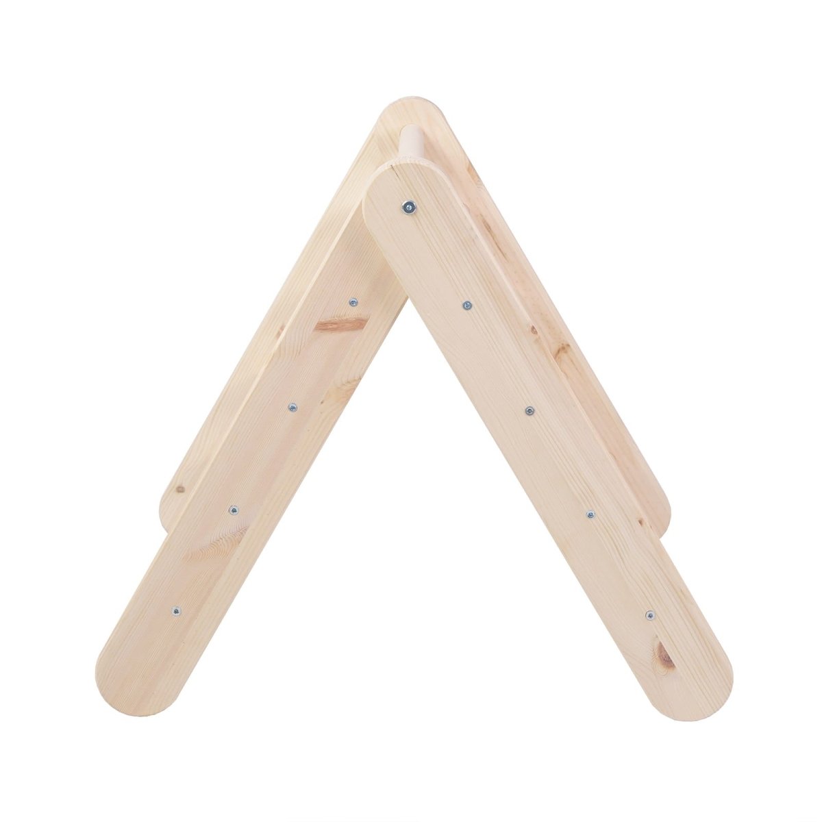 Montessori Wooden Ladder for Children – 9-Rung Birch Climbing Frame (Natural Wood) - Tiny Tugz™