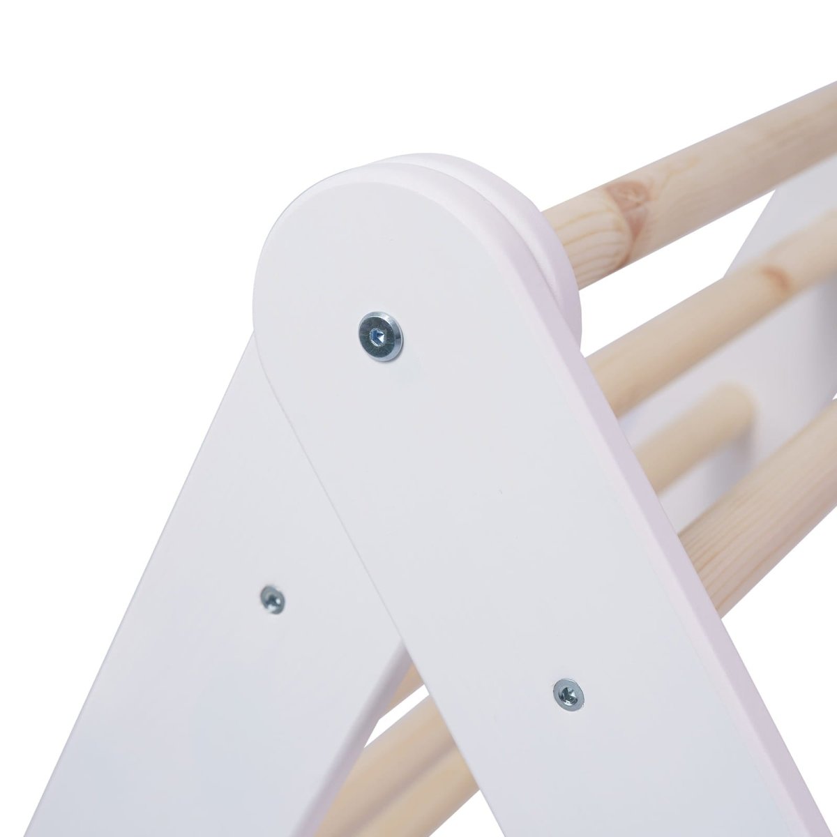 Montessori Wooden Ladder for Children – 9-Rung Climbing Frame (White) - Tiny Tugz™